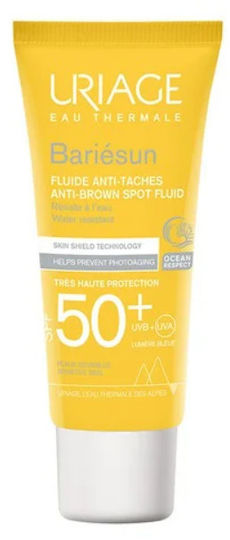Uriage Bariesun Anti-Brown Spot Fluid Αντηλιακό Γαλάκτωμα Προσώπου SPF50+ 40ml