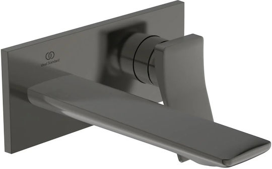 Ideal Standard Built-in Battery Mixer for Bathroom Sink Gray