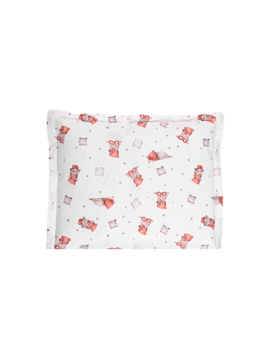 Lorreli Fată De Pernă Pentru Bebeluși Din 100% Bumbac Bej 44x31cm