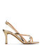 Goldene Damen Sandalen