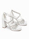 Sandals with Strass White