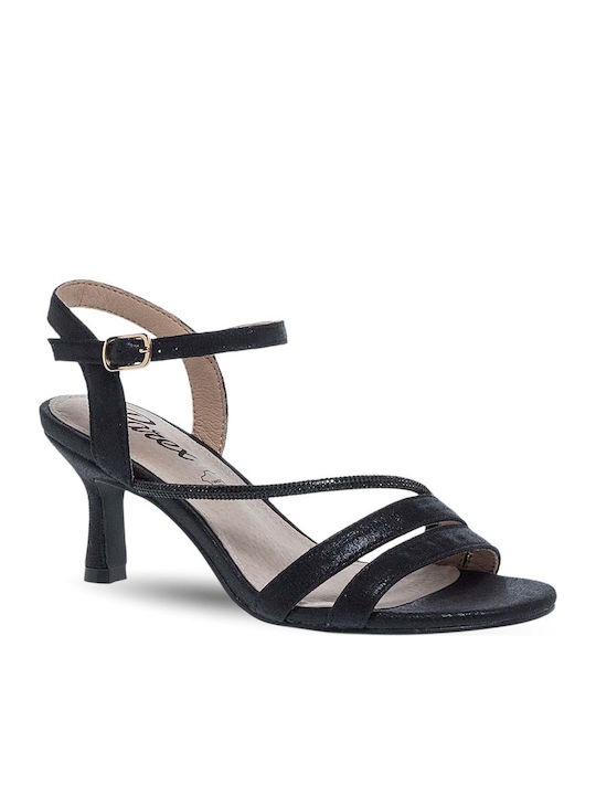 Parex Black Sandals