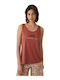 Minerva Summer Women's Cotton Pyjamas Set Terracotta Animal