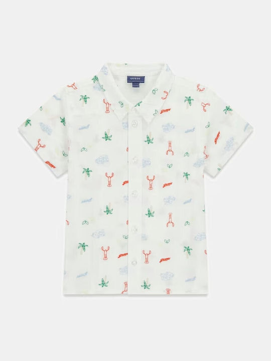 Kids Shirt Short-sleeved White