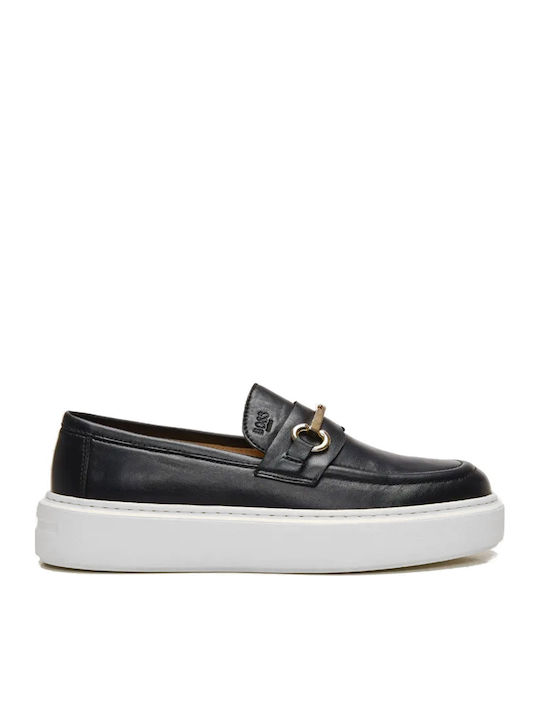 Boss Shoes Women's Moccasins in Black Colour