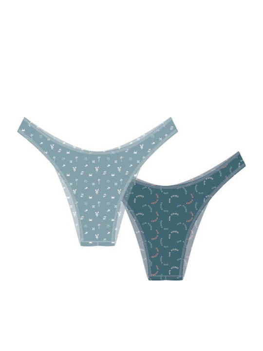 Walk Rio Bamboo Damen-Slips Brasilien 2er Pack