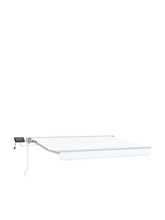 vidaXL Terrasse Zelt mit LEDs Weiß 3x2.5m