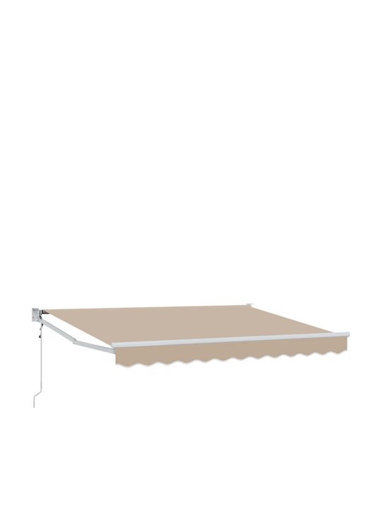 vidaXL Markise Terrasse Beige 3x2m