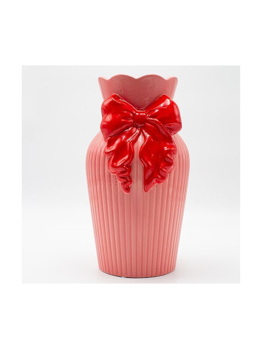 Decorative Pink Ceramic Vase