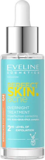 Eveline Perfect Skin Overnight Treatment Face Serum for Acne 30ml