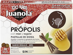 Juanola Propolis Licorice Honey Καραμέλες Μέλι Juanola Propolis Licorice Honey Καραμέλες Μέλι