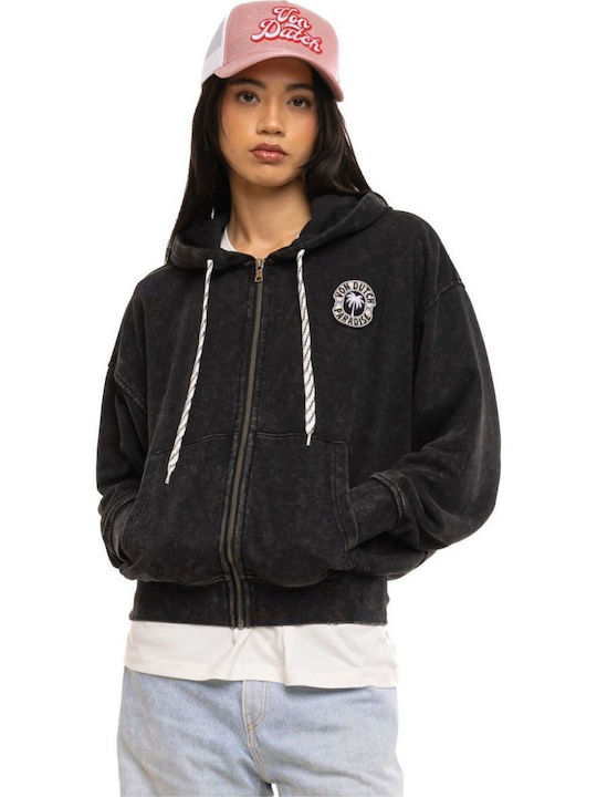 Von Dutch Ζακέτα Grey με Κουκούλα