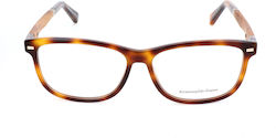 Ανδρικό Σκελετός Γυαλιών Ermenegildo Zegna Ez5062-52-57 Καφέ Ø 57 Mm