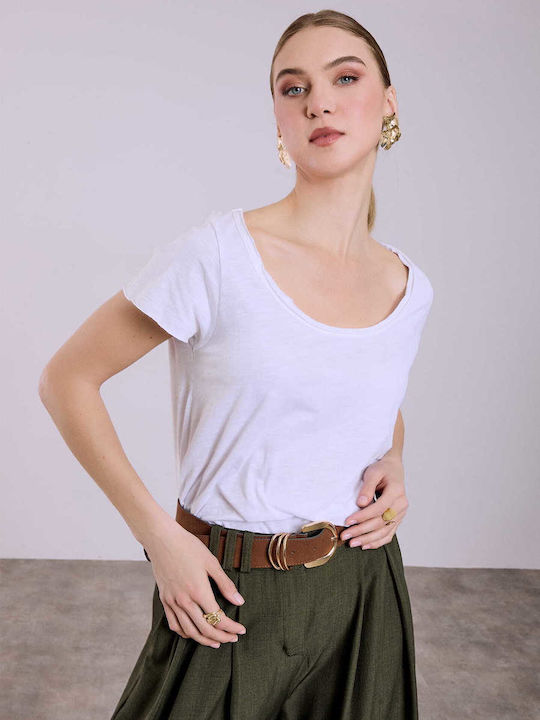 Celestino T-shirt Καμπύλη Στο Τελείωμα Loose Fi...