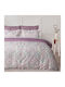 Das Home 1713 Cuvertură Pat Dublu Din Poliester Violet 230x250cm
