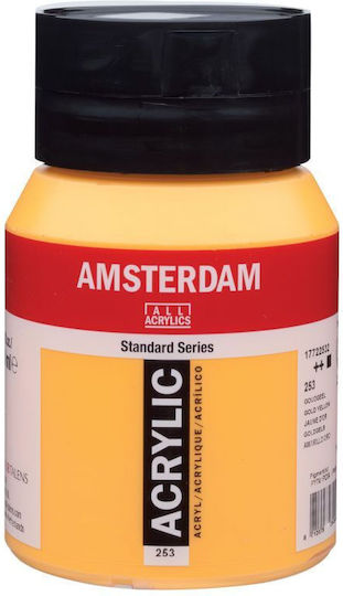 Acrilic Amsterdam 500ml Nr 253 Galben Auriu