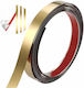 Self-adhesive Decorative Tape Interior Zola Length 10 M Width 2 Cm Flexible Pvc Gold