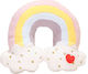 Plüsch- und Kuscheltiere Kissen 2 1 Regenbogen Umwandelbares Nacken Kissen U-Form 50cm 81260