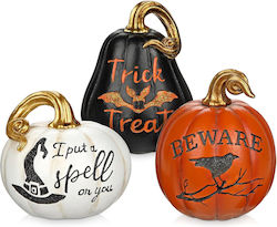 Set 3 Dovleci Artificiali Decorațiuni De Toamnă Decor Halloween
