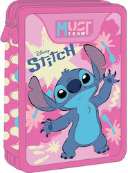 Double Filled Pencil Case 15x5x21cm Stitch