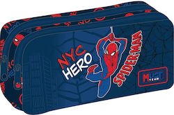 Ученически Несесер 21х6х9см 2ципа Spiderman Nyc Heroes