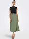Maxi Φούστα Oil Green