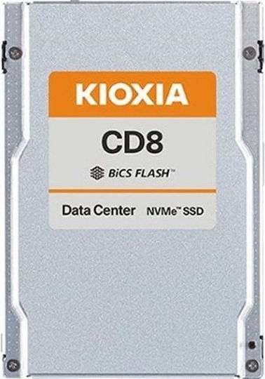 Kioxia CD8P-V SIE SSD 12.8TB τύπου 2.5'' με σύνδεση PCI Express 4.0 KCD8XVUG12T8
