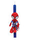 Λαμπαδα Πασχαλινη Χειροποιητη Μπλε Spiderman
