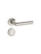 Intesa Middle Door Lever With Silver Rosette