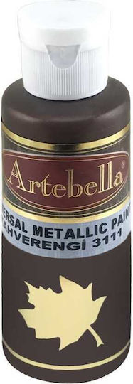 Acrylic Metallic No 3111 Brown 130cc Artebella