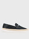 Leather Men's Espadrilles in Black Colour