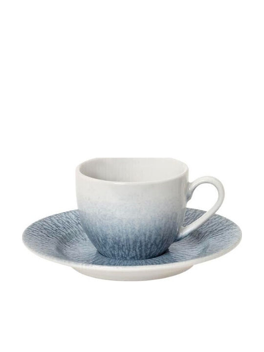 Cryspo Trio Ceramic Blue Coffee Cup 110ml