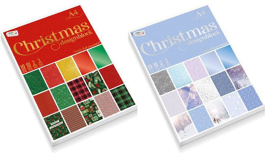 Scrapbooking Album A4 Christmas 25 Sheets 120120gsm 270gsm 2 Designs