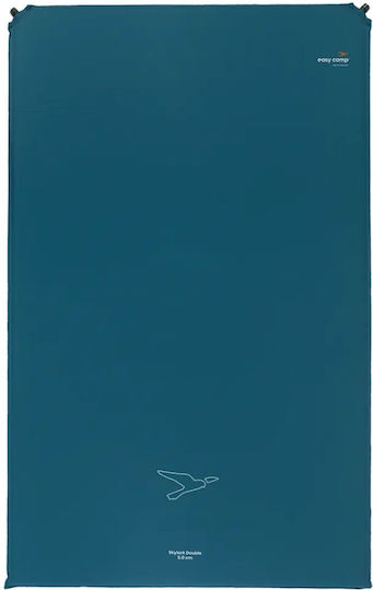 Easy Camp Self-Inflating Semi-Double Camping Sleeping Mat 75x75cm Thickness 5cm Blue