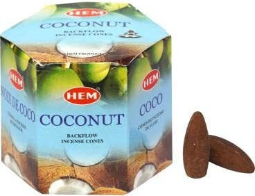 Coconut Backflow Incense Cones 40pcs
