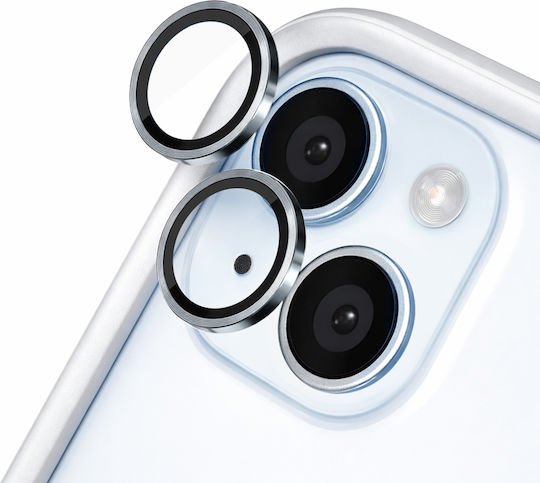 RhinoShield Протектор За Обектив На Камера За iPhone 15 15 Plus Устойчив На Надраскване Син