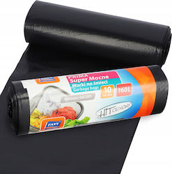 RAVI Σακούλες Απορριμάτων Χωρητικότητας 160lt 10τμχ Μαύρες