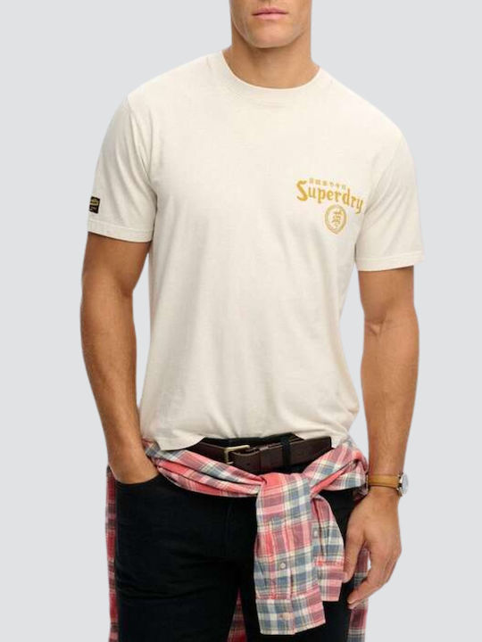 Superdry Short Sleeve Blouse Ecru