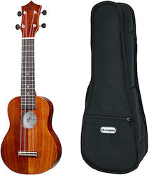 Harley Benton Hawaii Koa Soprano Uku W Bag