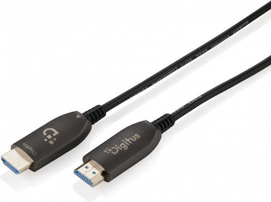 Digitus HDMI 2.1 Ultra High Speed 48Gbps 4K 120Hz HDR VRR Cable HDMI Male - HDMI Male 40m Black