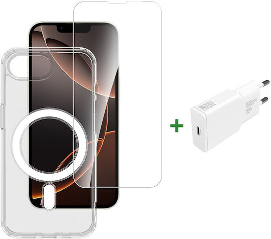 4Smarts Back Cover Tempered Glass Διάφανο (Apple Iphone 16e)