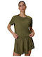 Functional Women's Short Sleeve Blouse Khaki