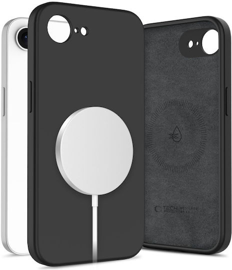 Tech-Protect Back Cover Σιλικόνης Μαύρο (iPhone 17e / 16e)