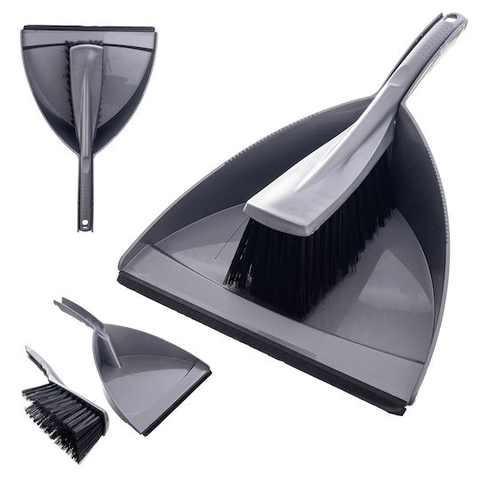 Broom Dustpan 2-in-1 Set Cleaning Sweeping Shovel Brush