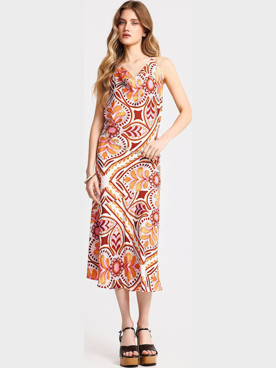 Funky Buddha Summer Midi Dress for Wedding Chri...