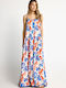 Summer Maxi Dress Electric Indigo