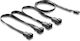 DeLock Cable 0.4m Black 84540