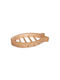 Ancient Wisdom Wooden Beige Soap Dish