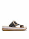 Leather Women's Anatomic Black Sandals