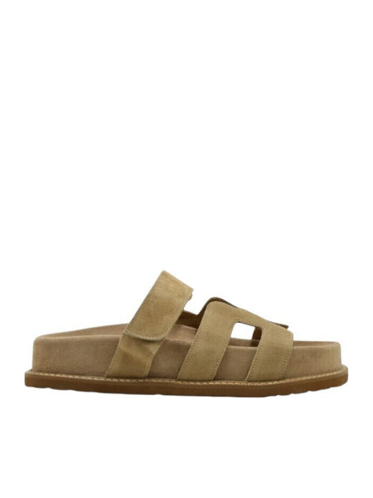 Komis & Komis Leder Flache Sandalen Für Damen B...